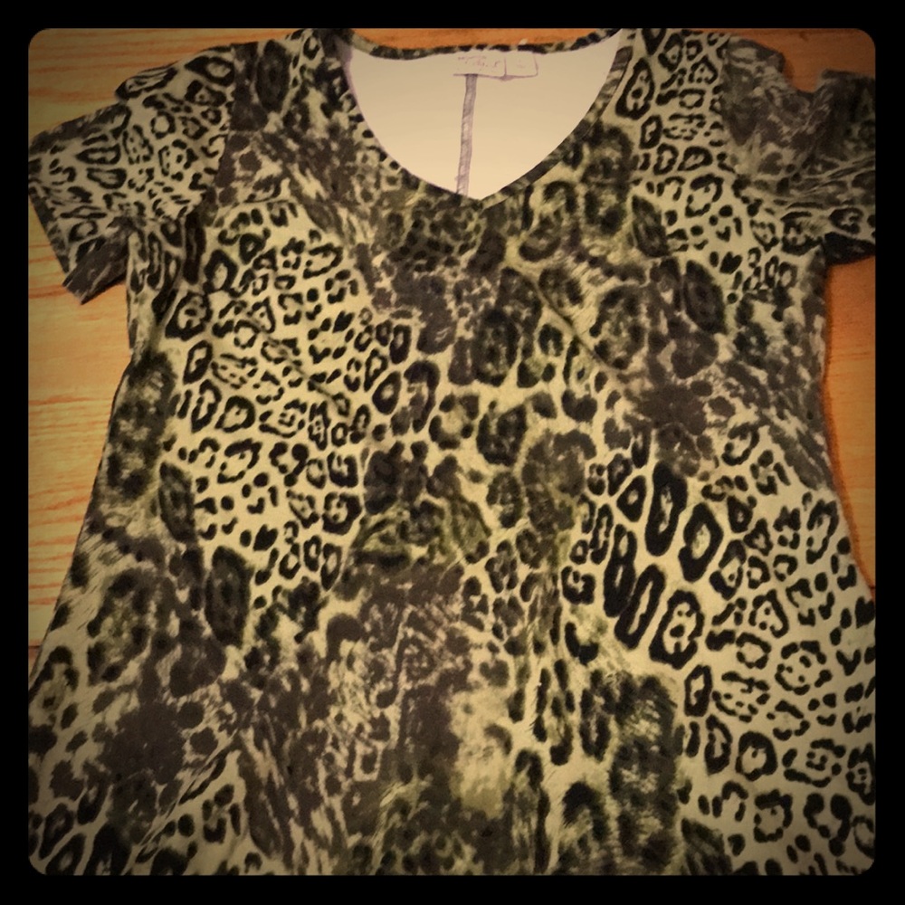 Animal Print Dress By Renee Greenstein